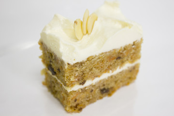 Slice of Carrot Cake Square