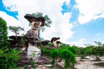 Landscape of sand stone in Phatam,Thailand