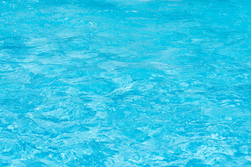 Blue pool water background.