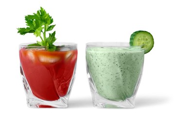 Smoothie, Vegetable, Green.