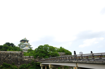 Fototapeta na wymiar 大阪城の景色