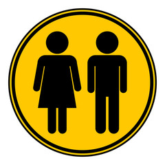 Male and Female button.