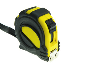 Fototapeta premium tape measure isolated on white background