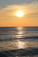 vibrant  SunRise on the East sea,