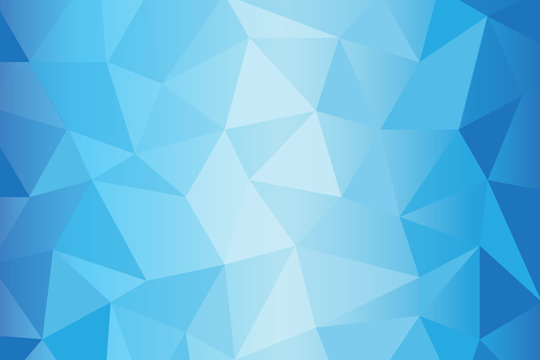 Blue Poly Abstract Background.