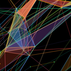 Abstract background with dotted grid