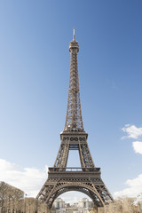 Fototapeta na wymiar Eiffel Tower, Paris, France. Top Europe Destination