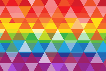 rainbow poly background