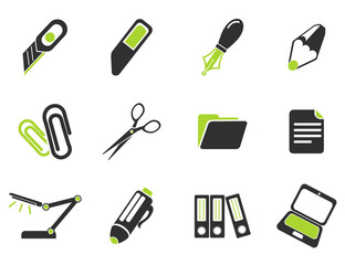 Office simple vector icons