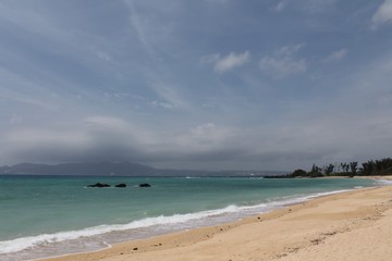 Okinawa Cloudy Day at Beach