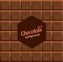Vector Milk Chocolate Background