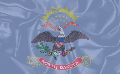 North Dakota Silk Flag
