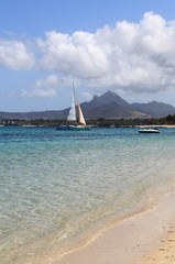 Obraz premium côte de l'île Maurice