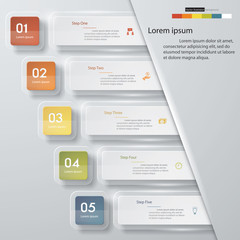 Design clean number banners template/tags or website layout.