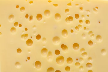 Tuinposter textuur van kaas emmentaler © kiv_ph
