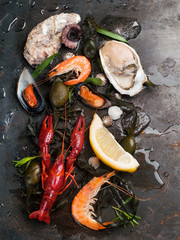 Delicious fresh seafood