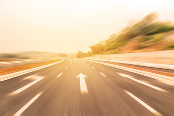 road with blue sky