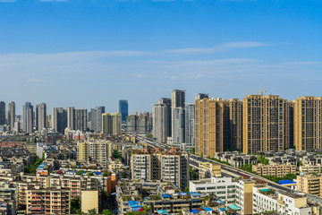 Fototapeta na wymiar chengdu city at china