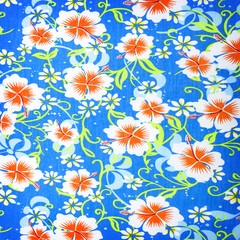 Fabric flowers  background.