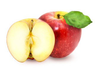 Naklejka na ściany i meble Delicious fresh red apples