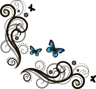 Beautiful floral ornament