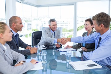 Business team during meeting