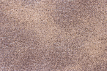 Synthetic brown leather texture or background
