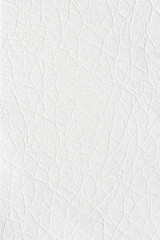 Synthetic white leather texture or background