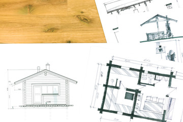 architectural hand drawing