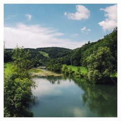 Die Donau im oberen Donautal