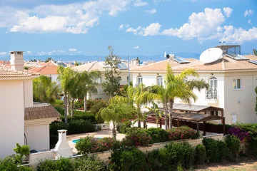 Foto auf Acrylglas Zypern Holiday residencies in Paralimni, Cyprus