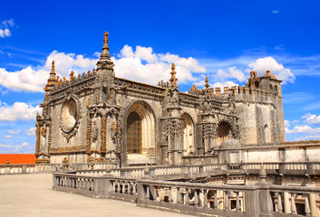 Fototapeta na wymiar Convent of Christ in Tomar, Portugal