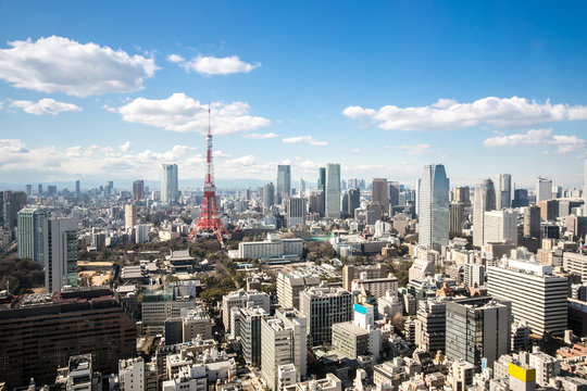 Tokyo Tower cityscape Japan