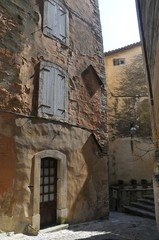 Fototapeta na wymiar Native old village houses, Provence, France, 