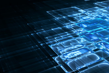 Abstract techno background