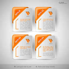 Business infographics template for web design, presentation, edu