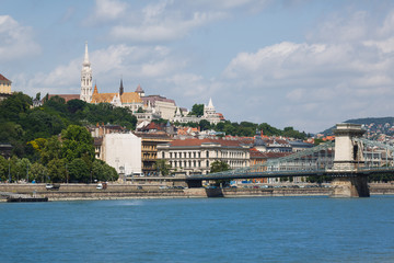 Fototapeta na wymiar Landscape of Budapest