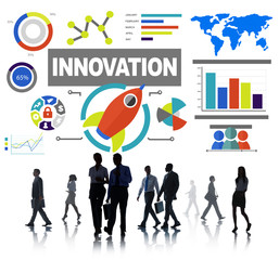 Obraz premium Business People Commuter Creativity Growth Success Innovation Co