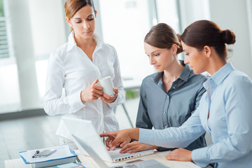 Fototapeta premium Successful women in business