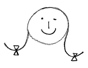 Gesicht Mädchen Frau