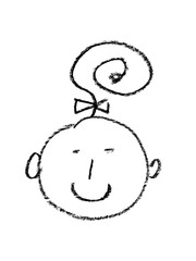 Gesicht Mädchen Frau