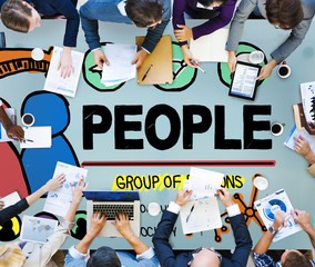 Obraz premium People Person Group Citizen Community Concept
