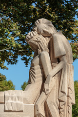  View of Pere Lachaise. World's most visited cemetery, attracting thousands of visitors to graves of those who have enhanced French life over past 200 years.