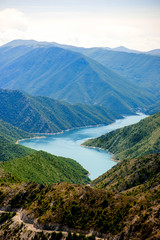 Fototapeta na wymiar Kozjak lake in Macedonia