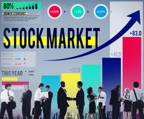 Stock Market Stock Exchange Trade Digital Concept