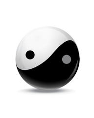 yin yang ying yang symbol vector icon