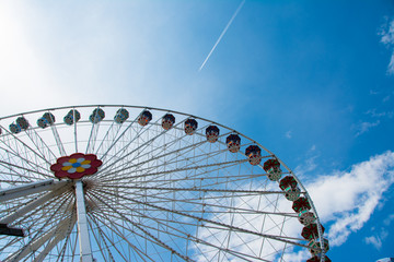 Naklejka premium Ferris wheel at the prater vienna
