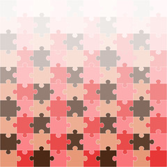 Bright puzzle background, vector illustration