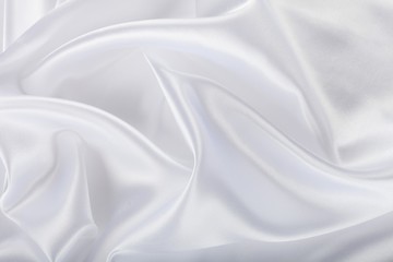 Satin, Textile, White.