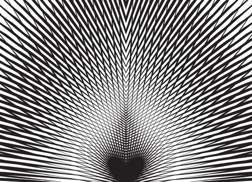 optical art background black and white vector